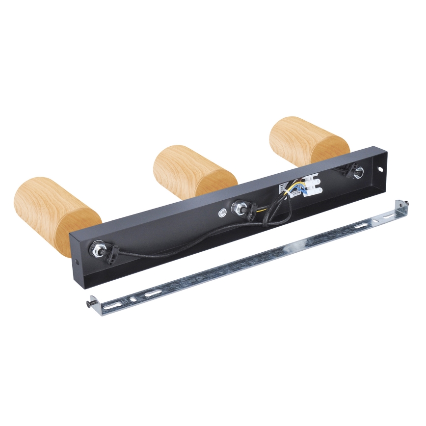 Brilagi - Spot SELE 3xGU10/30W/230V zwart/eiken decor