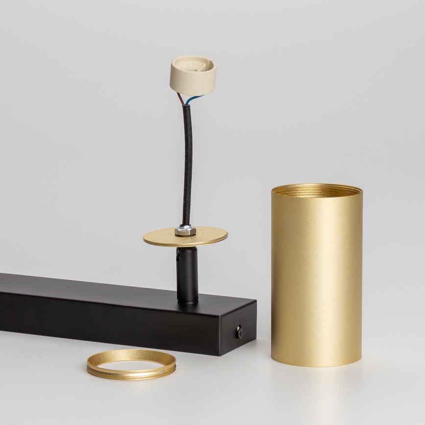 Brilagi - Spot SELE GOLDEN 2xGU10/30W/230V zwart/goud