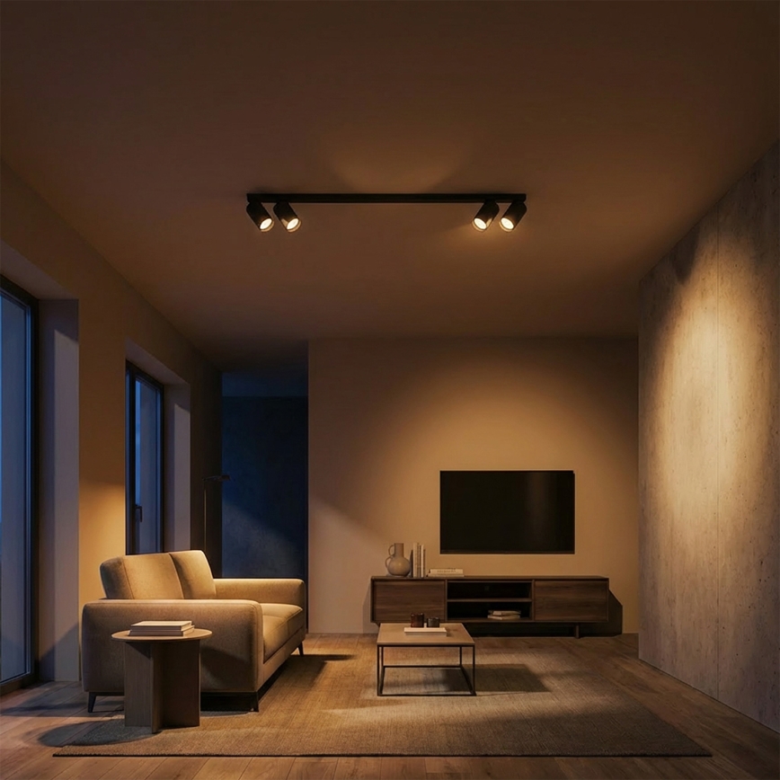 Brilagi - Spot SELE LONG 4xGU10/30W/230V zwart