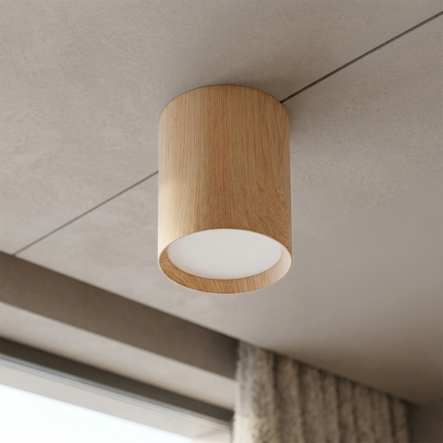 BRILAGI - Spotlamp SMOOTH LONG 1xGX53/15W/230V 100x82 mm eiken decor