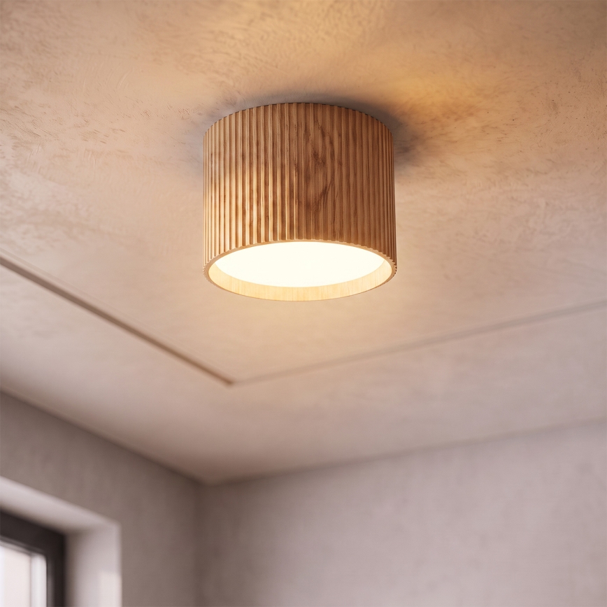 BRILAGI - Spot STRIPY 1xGX53/15W/230V 60x82 mm eiken decor