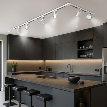 Brilagi - Spot voor railsysteem HUSKY 6xGU10/10W/230V wit