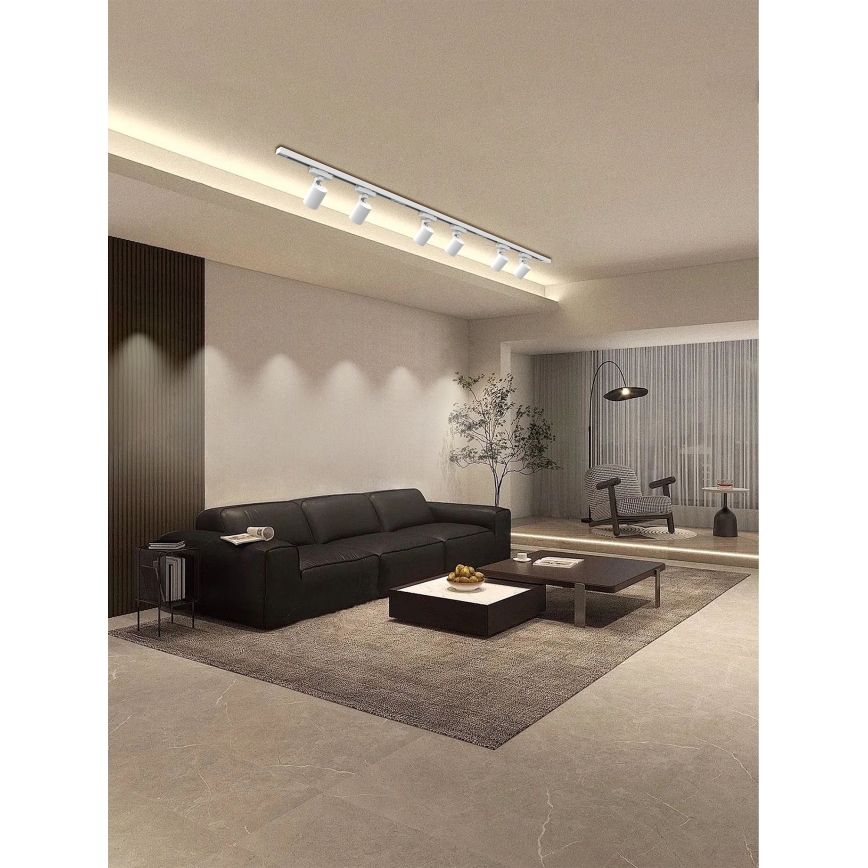 Brilagi - Spot voor railsysteem HUSKY 6xGU10/10W/230V wit