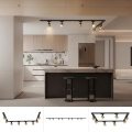 BRILAGI - Spot voor railsysteem HUSKY 8xGU10/10W/230V 300 cm zwart/goud