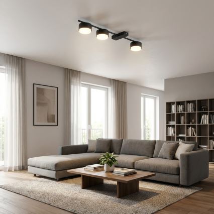 Brilagi - Spotarmatuur 3xGX53/12W/230V zwart