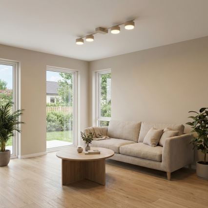 Brilagi - Spotarmatuur 4xGX53/12W/230V beige