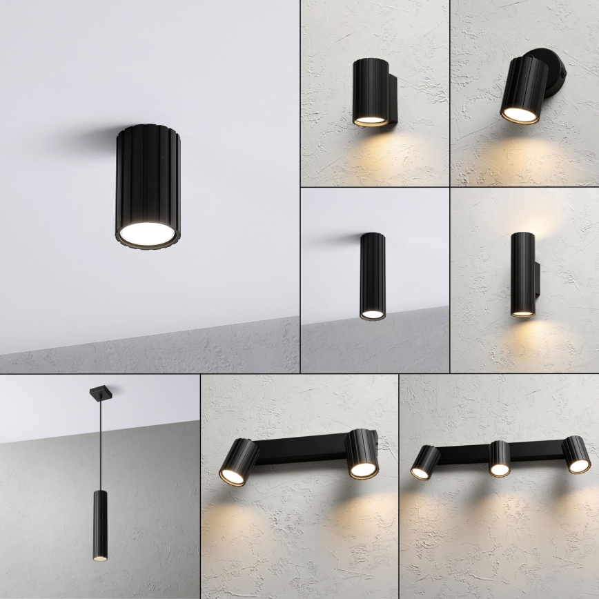 Brilagi - Spotarmatuur CRISPINA 1xGU10/10W/230V 10 cm zwart