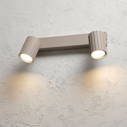 Brilagi - Spotarmatuur CRISPINA 2xGU10/10W/230V beige