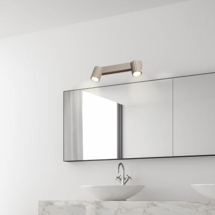 Brilagi - Spotarmatuur CRISPINA 2xGU10/10W/230V beige