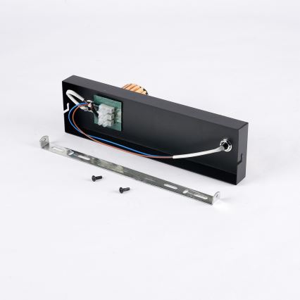 Brilagi - Spotarmatuur HYGGE 2xE14/15W/230V zwart/rookglas