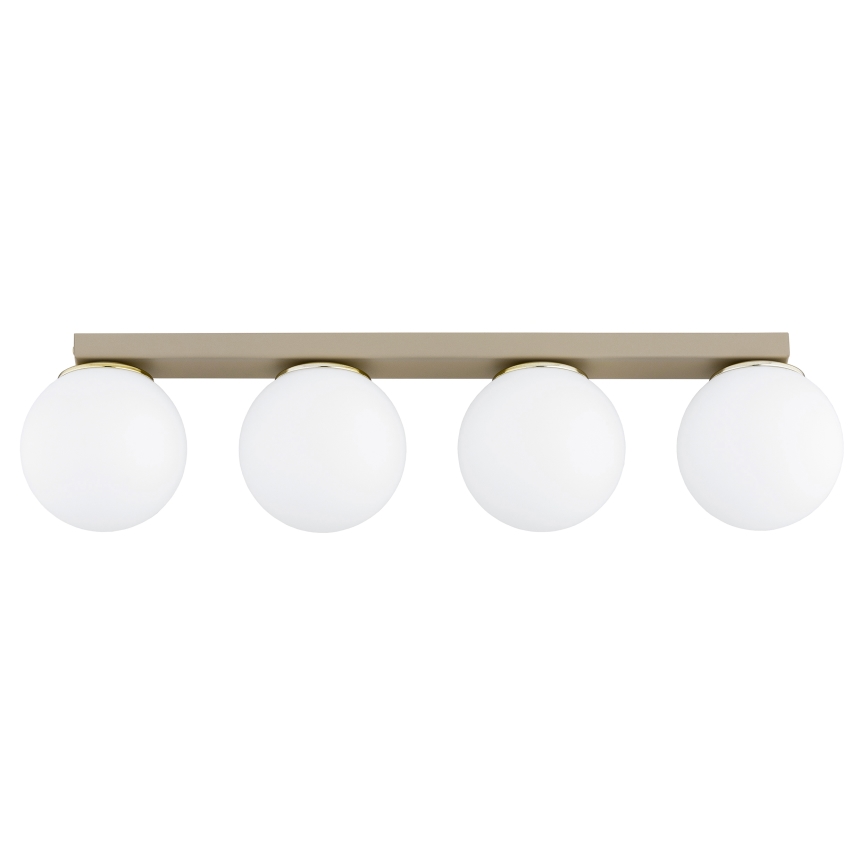 Brilagi - Spotarmatuur MILO 4xE27/60W/230V beige/goud