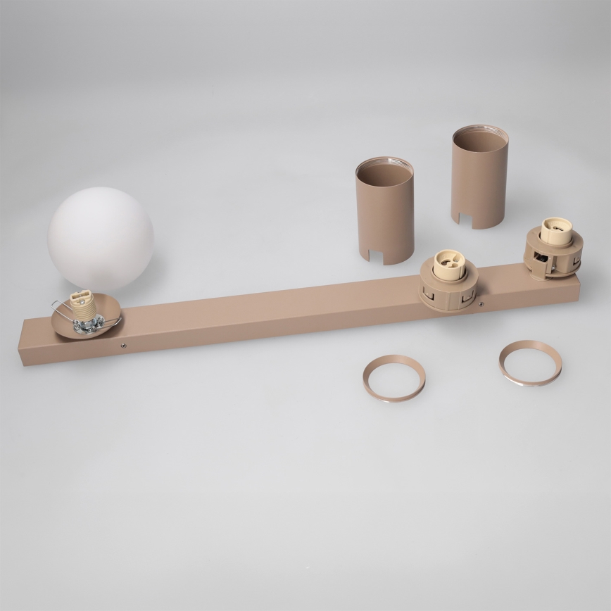 Brilagi - Spotarmatuur SELE BALL 2xGU10/30W/230V + 1xG9/10W beige