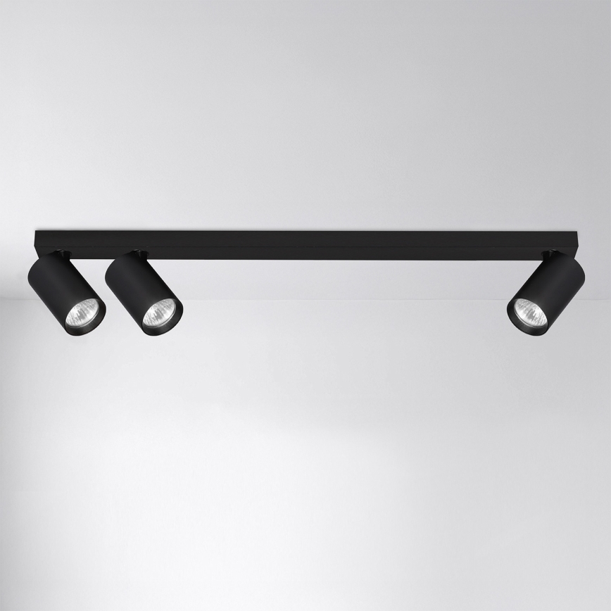 Brilagi - Spotarmatuur SELE LONG 3xGU10/30W/230V zwart