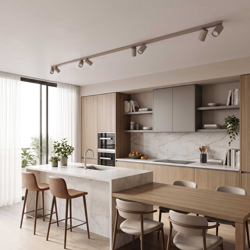 BRILAGI - Spotarmatuur SELE LONG 8xGU10/30W/230V beige