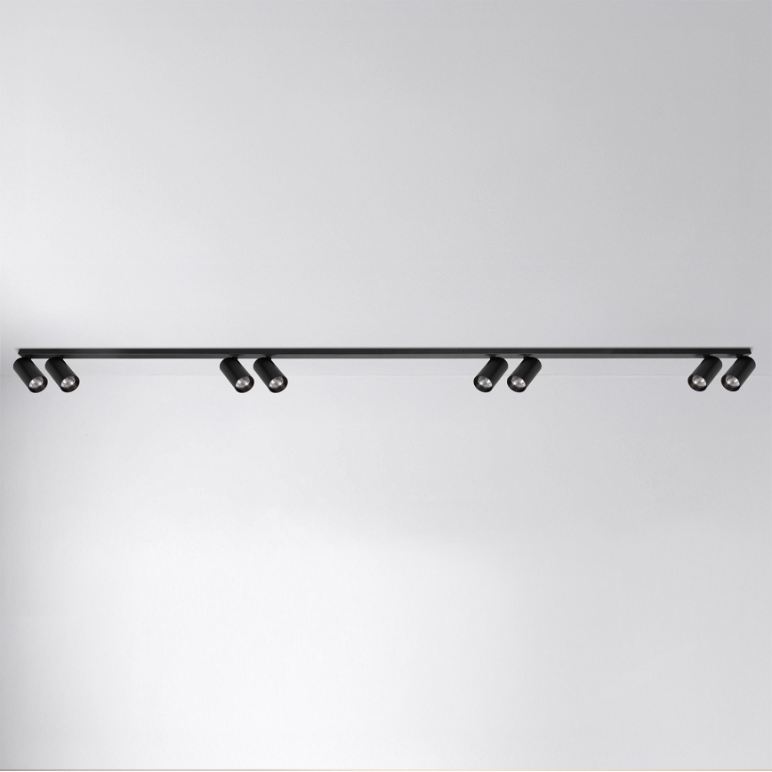 Brilagi - Spotarmatuur SELE LONG 8xGU10/30W/230V zwart