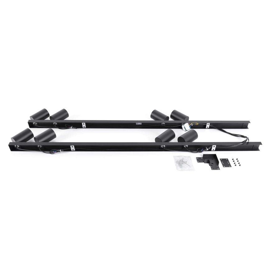 BRILAGI - Spotarmatuur SELE LONG 8xGU10/30W/230V zwart