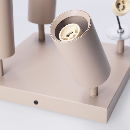 Brilagi - Spotarmatuur SELE SQUARE 4xGU10/30W/230V beige
