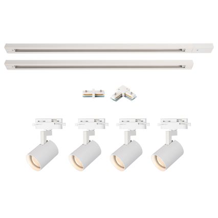 Brilagi - Spotarmatuur voor het HUSKY-railsysteem 4xGU10/10W/230V wit