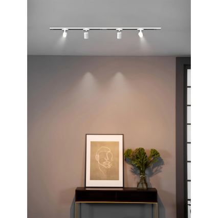 Brilagi - Spotarmatuur voor railsysteem HUSKY 4x GU10/10W/230V wit