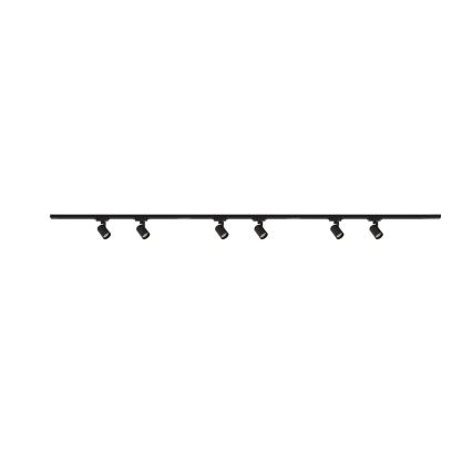 Brilagi - spotarmatuur voor railsysteem HUSKY 6xGU10/10W/230V zwart