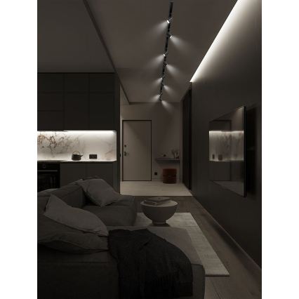 Brilagi - Spotarmatuur voor railsysteem HUSKY 8xGU10/10W/230V zwart