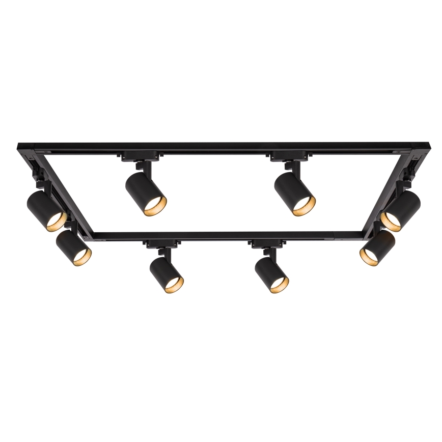 Brilagi - Spotarmatuur voor railsysteem HUSKY 8xGU10/10W/230V zwart