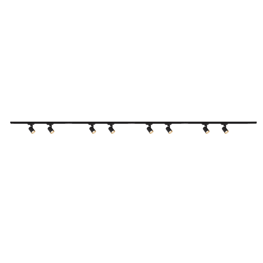Brilagi - Spotarmatuur voor railsysteem HUSKY 8xGU10/10W/230V zwart