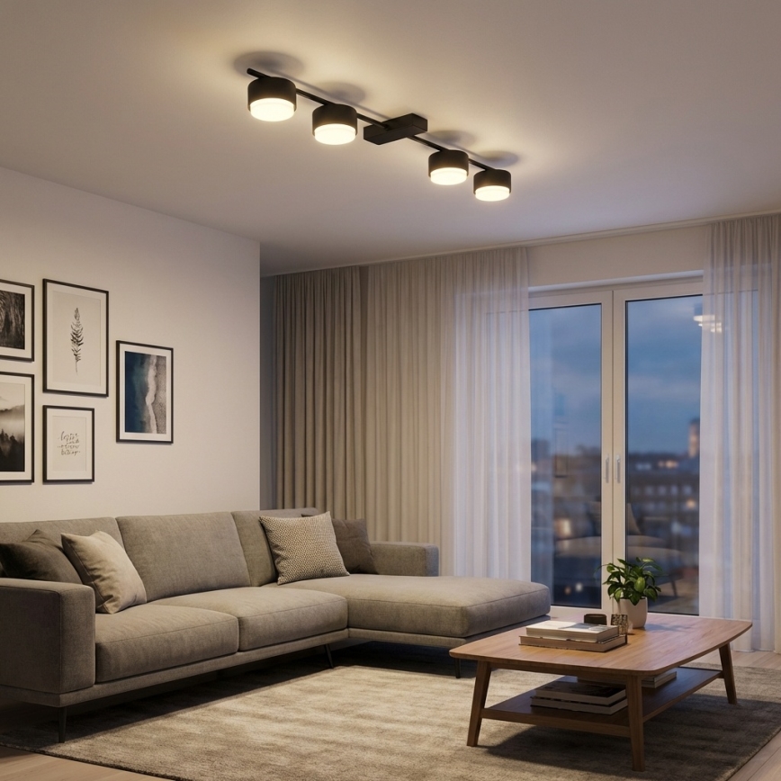 Brilagi - Spotlamp 4xGX53/12W/230V zwart