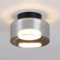 Brilagi - Spotlamp AURA LUX 1xGX53/30W/230V Ø 13 cm zwart/gerookt glas