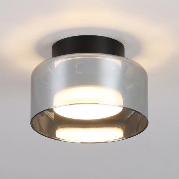 Brilagi - Spotlamp AURA LUX 1xGX53/30W/230V Ø 13 cm zwart/gerookt glas