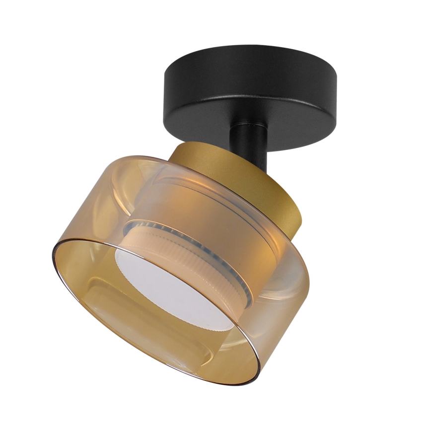 Brilagi - Spotlamp AURA LUX 1xGX53/30W/230V Ø 13 cm zwart/goud