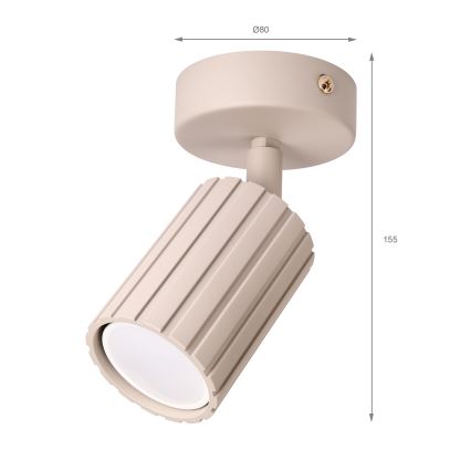 Brilagi - Spotlamp CRISPINA 1xGU10/10W/230V beige