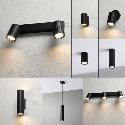 Brilagi - Spotlamp CRISPINA 2xGU10/10W/230V zwart