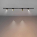 Brilagi - Spotlamp in het railsysteem HUSKY 4xGU10/10W/230V zwart/goud
