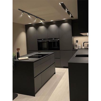 Brilagi - Spotlamp in het railsysteem HUSKY 4xGU10/10W/230V zwart/goud