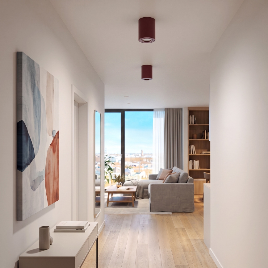 BRILAGI - Spotlamp MIA 1xGU10/30W/230V 100x80 mm bordeaux