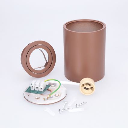 BRILAGI - Spotlamp MIA 1xGU10/30W/230V 100x80 mm bruin