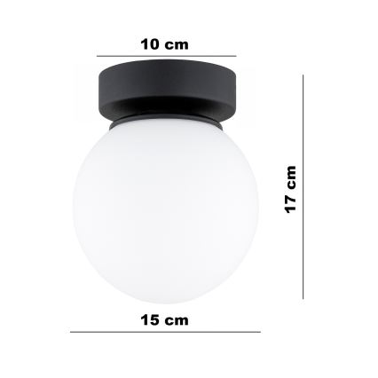 Brilagi - Spotlamp MILO 1xE27/60W/230V zwart