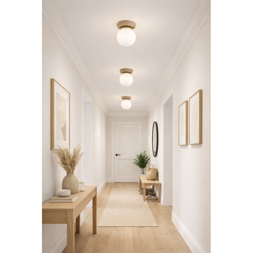 Brilagi - Spotlamp MILO ECRU 1xE27/60W/230V beige/goud