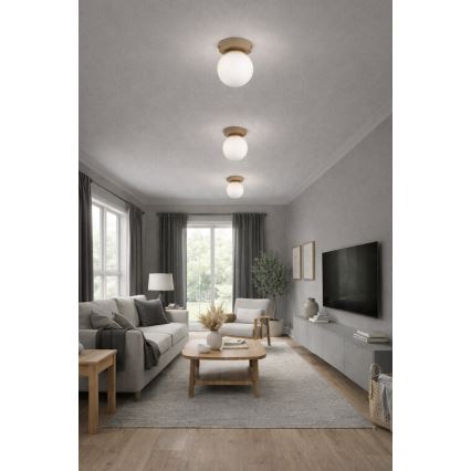 Brilagi - Spotlamp MILO ECRU 1xE27/60W/230V beige/goud