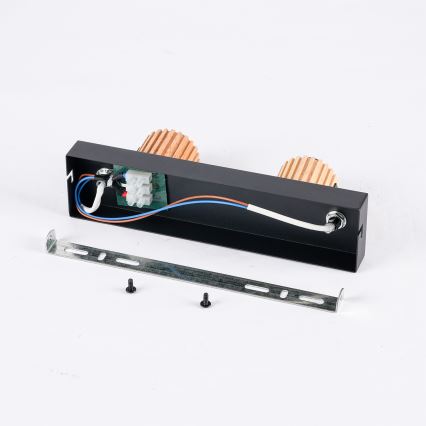 Brilagi - Spotlamp ODENSE 2xE14/10W/230V hout/zwart