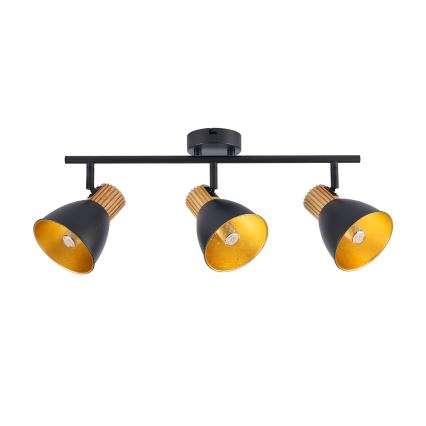 Brilagi - Spotlamp ODENSE 3xE14/10W/230V hout/zwart