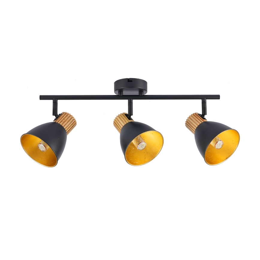 Brilagi - Spotlamp ODENSE 3xE14/10W/230V hout/zwart