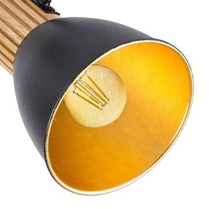 Brilagi - Spotlamp ODENSE 3xE14/10W/230V hout/zwart