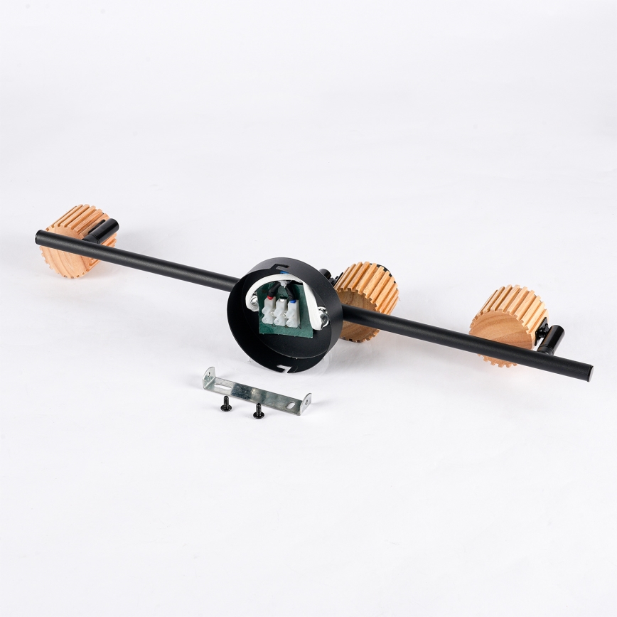 Brilagi - Spotlamp ODENSE 3xE14/10W/230V hout/zwart