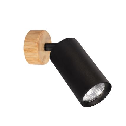 Brilagi - Spotlamp SELE 1xGU10/30W/230V zwart/eiken decor