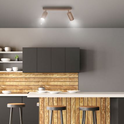 Brilagi - Spotlamp SELE 2xGU10/30W/230V beige