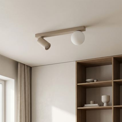 Brilagi - Spotlamp SELE BALL 1xGU10/30W/230V + 1xG9/10W beige