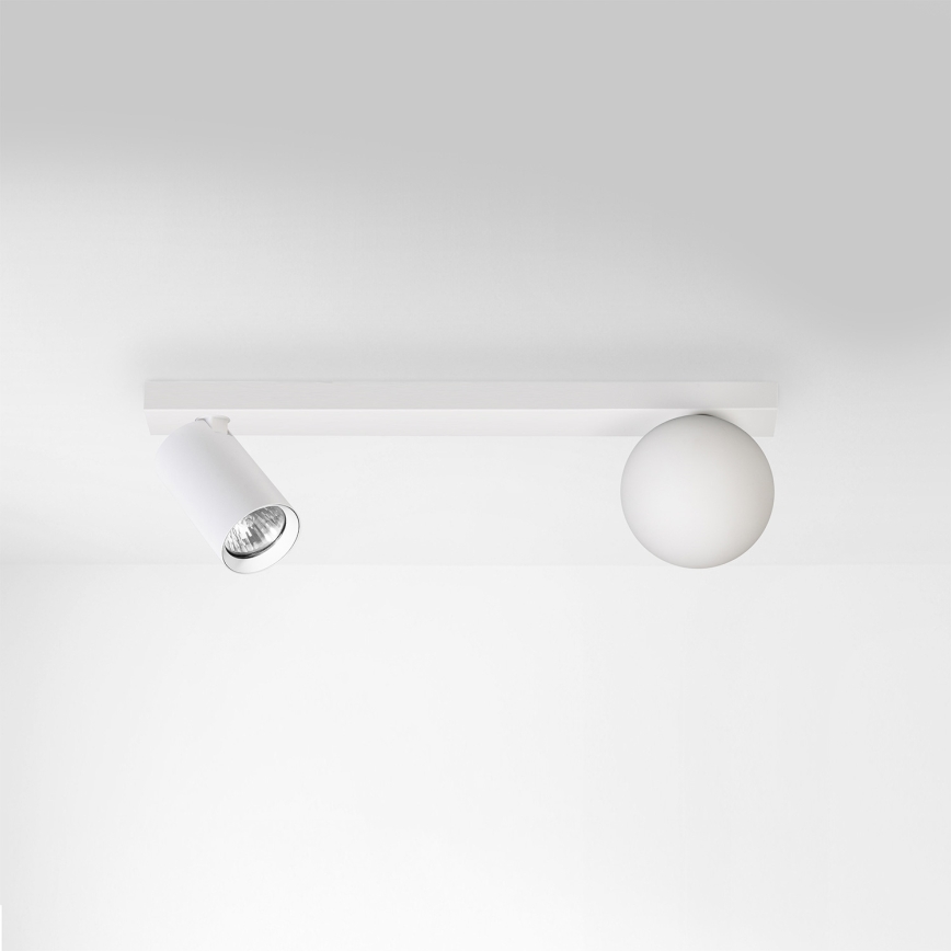 Brilagi - spotlamp SELE BALL 1xGU10/30W/230V + 1xG9/10W wit