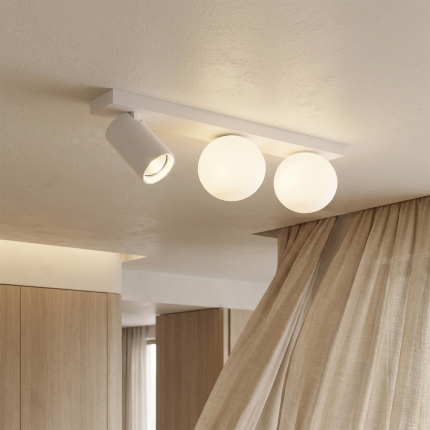 Brilagi - spotlamp SELE BALL 1xGU10/30W/230V + 2xG9/10W wit